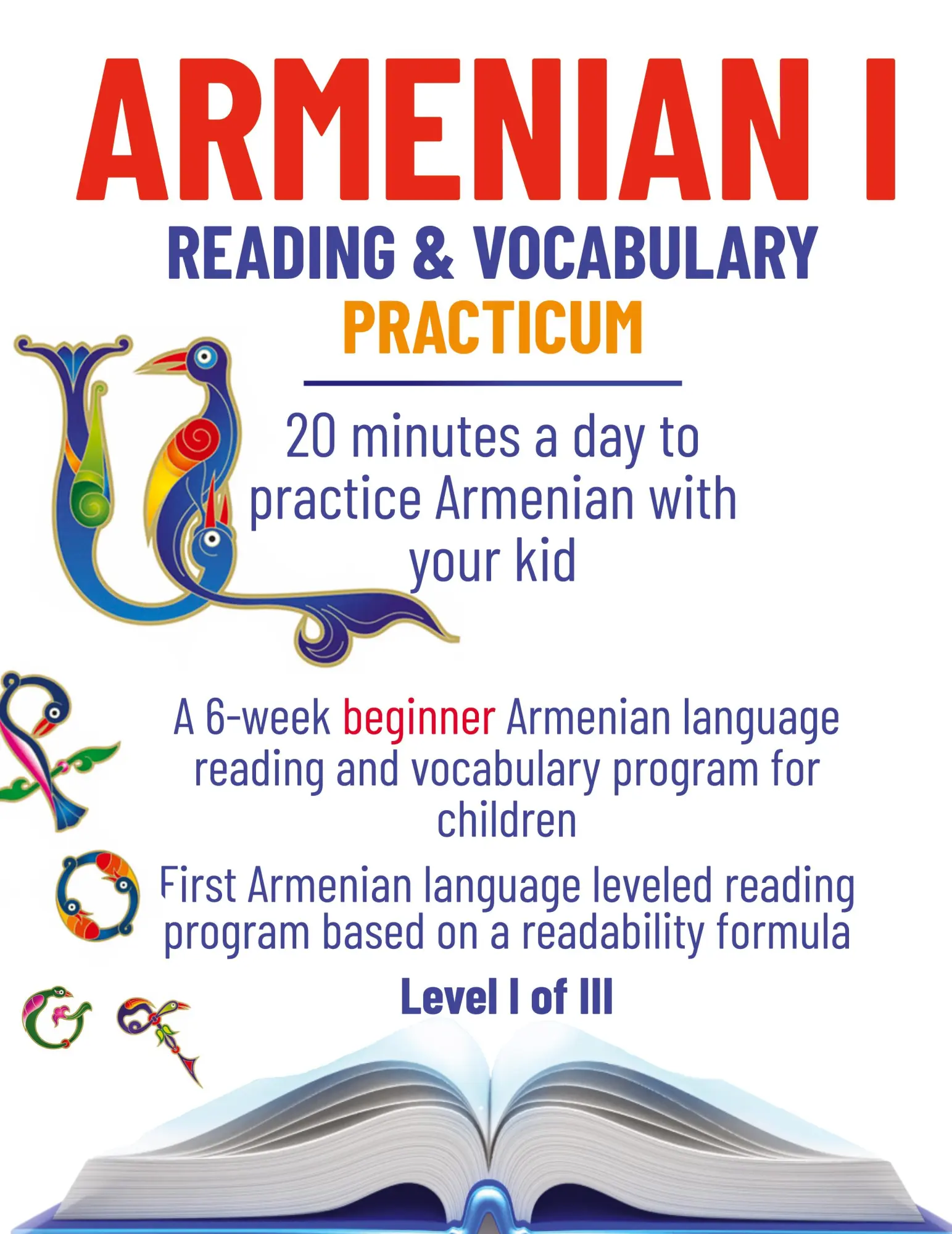 Cover: 9798986609812 | Armenian I | 20 minutes a day to practice Armenian with your kid