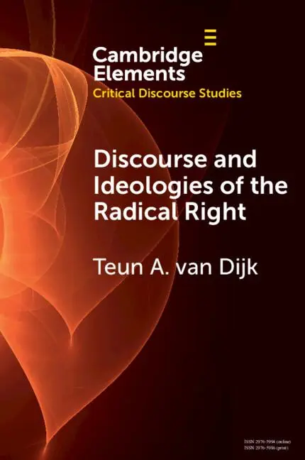 Cover: 9781009549912 | Discourse and Ideologies of the Radical Right | Teun A. Van Dijk