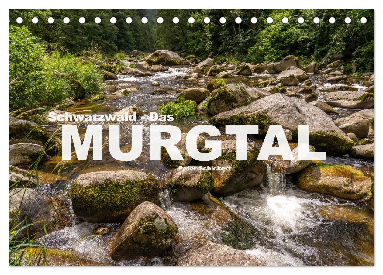 Cover: 9783383959912 | Schwarzwald - Das Murgtal (Tischkalender 2025 DIN A5 quer),...
