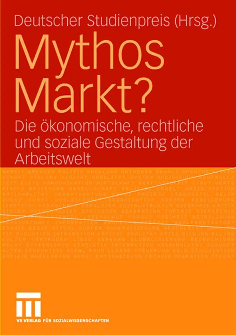 Cover: 9783531149912 | Mythos Markt? | Deutscher Studienpreis | Taschenbuch | vi | Deutsch