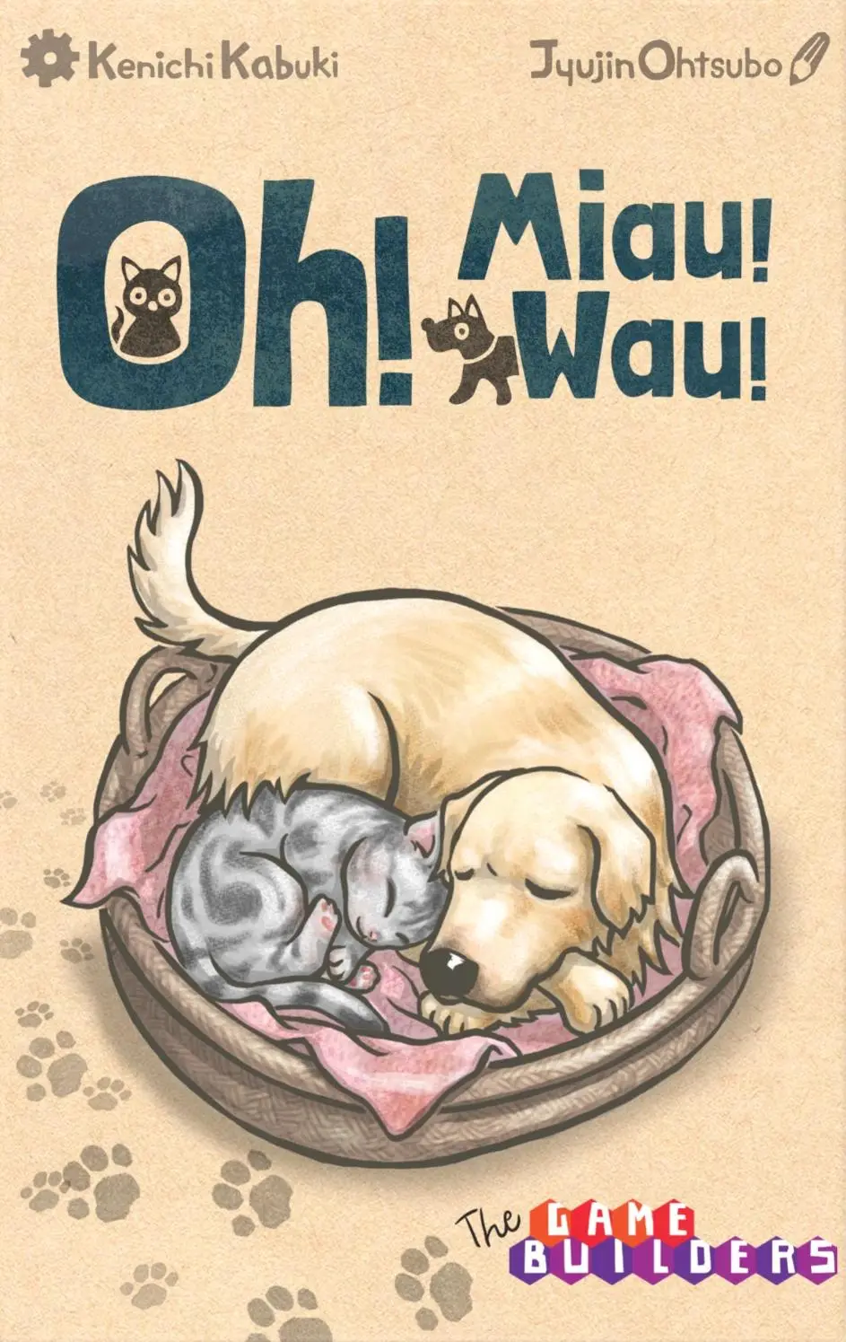 Cover: 4260617190013 | Oh! Miau! Wau! | Kabuki Kenichi | Spiel | The Game Builders | Deutsch