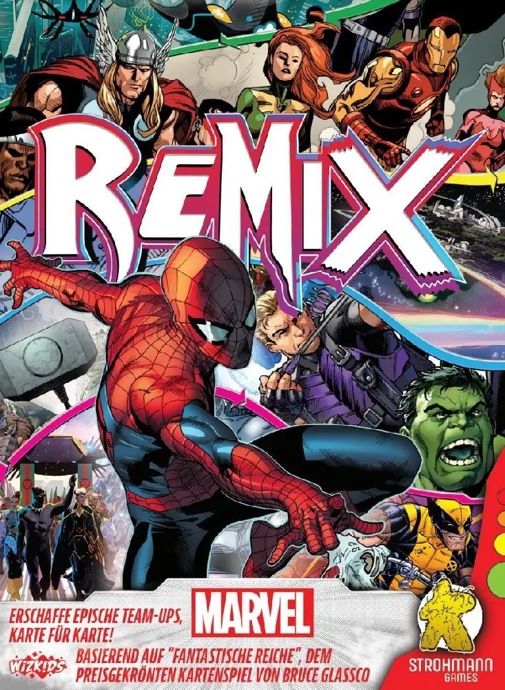 Cover: 4262412340013 | Marvel Remix | Bruce Glassco | Spiel | STRD0024 | Deutsch | Asmodee