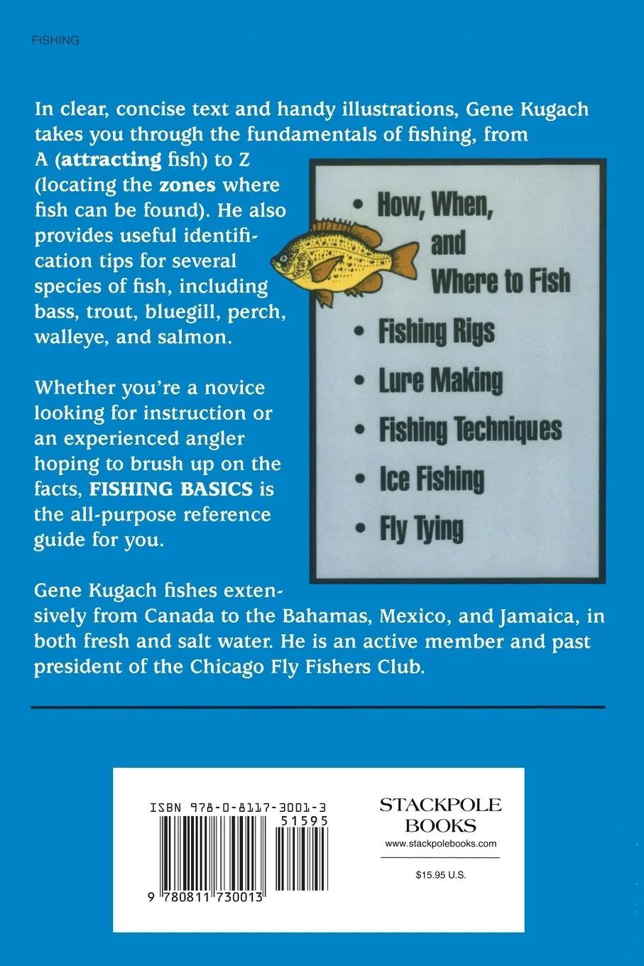 Rückseite: 9780811730013 | Fishing Basics | The Complete Illustrated Guide | Gene Kugach | Buch