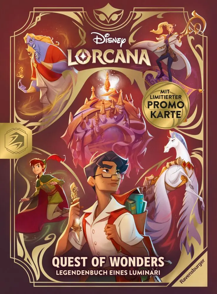 Cover: 9783380000013 | Disney Lorcana - Quest of Wonders. Legendenbuch eines Luminari | Buch
