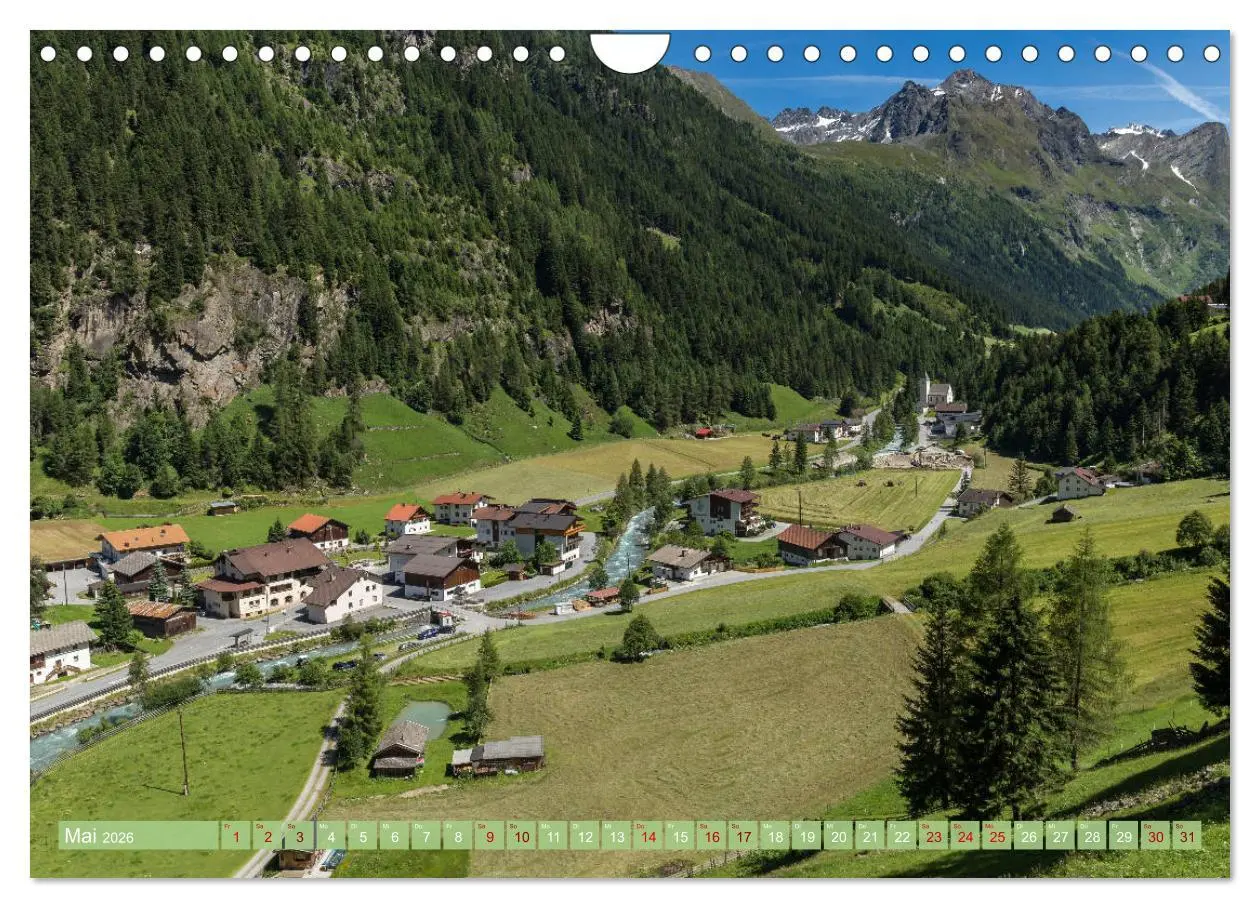 Bild: 9783457870013 | Pitztal in Bildern (Wandkalender 2026 DIN A4 quer), CALVENDO...