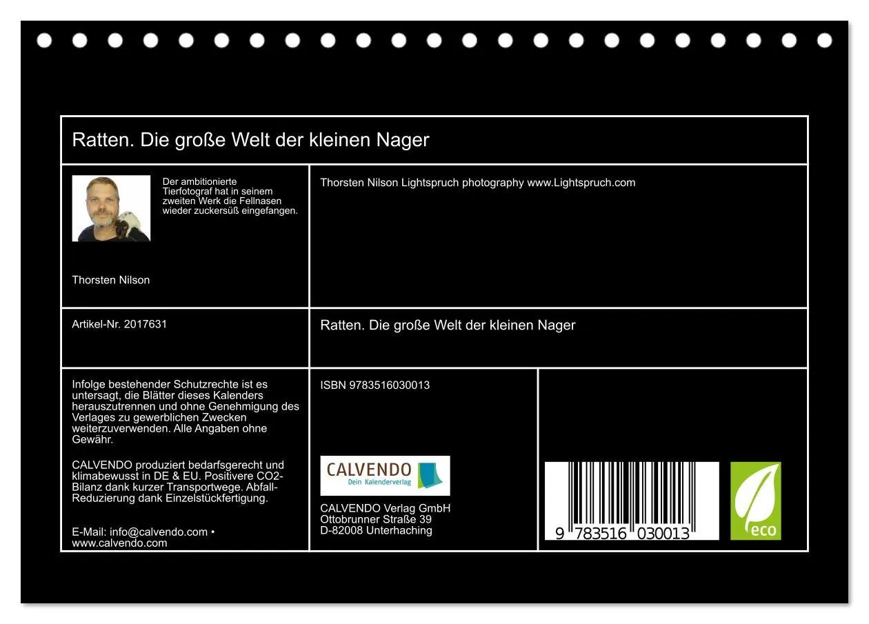 Bild: 9783516030013 | Ratten. Die große Welt der kleinen Nager (Tischkalender 2026 DIN A5...