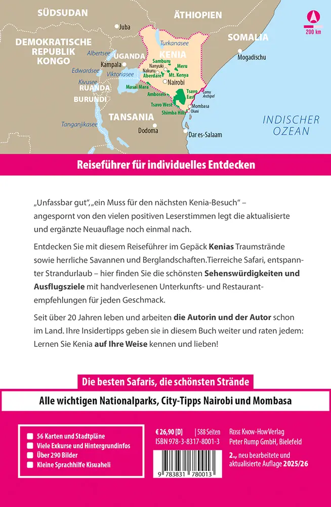 Bild: 9783831780013 | Reise Know-How Reiseführer Kenia | Isabelle Graedel (u. a.) | Buch