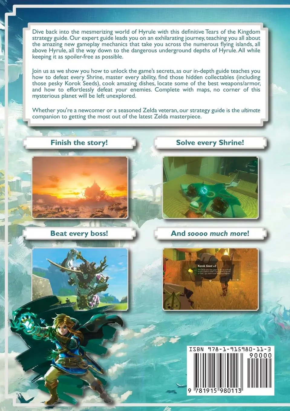 Rückseite: 9781915980113 | The Legend of Zelda Tears of the Kingdom Strategy Guide Book (2nd...