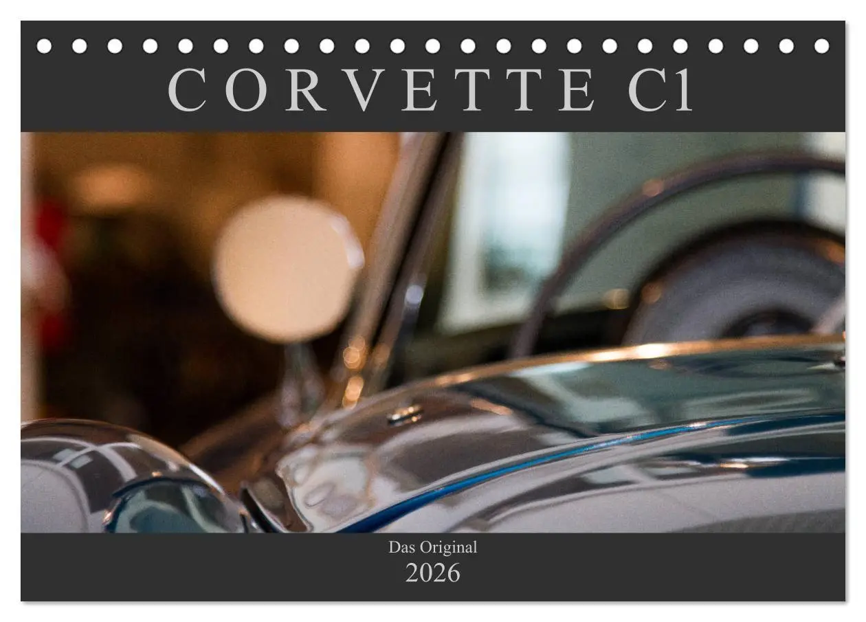 Cover: 9783457860113 | Corvette C1 - Das Original (Tischkalender 2026 DIN A5 quer),...