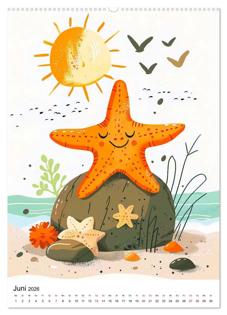 Bild: 9783516260113 | Niedliche Meerestiere - Zauberhafte Meeresbewohner im Boho-Stil...