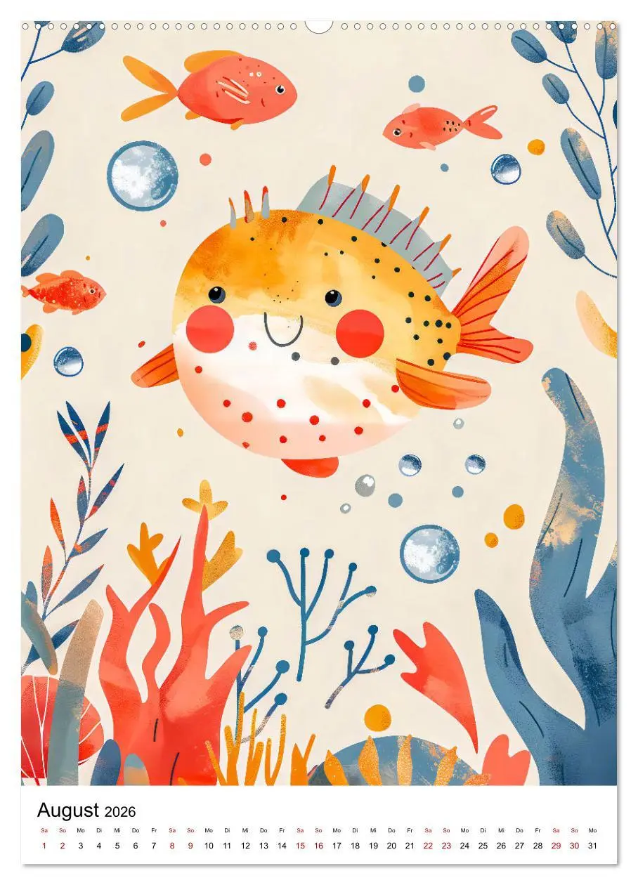 Bild: 9783516260113 | Niedliche Meerestiere - Zauberhafte Meeresbewohner im Boho-Stil...