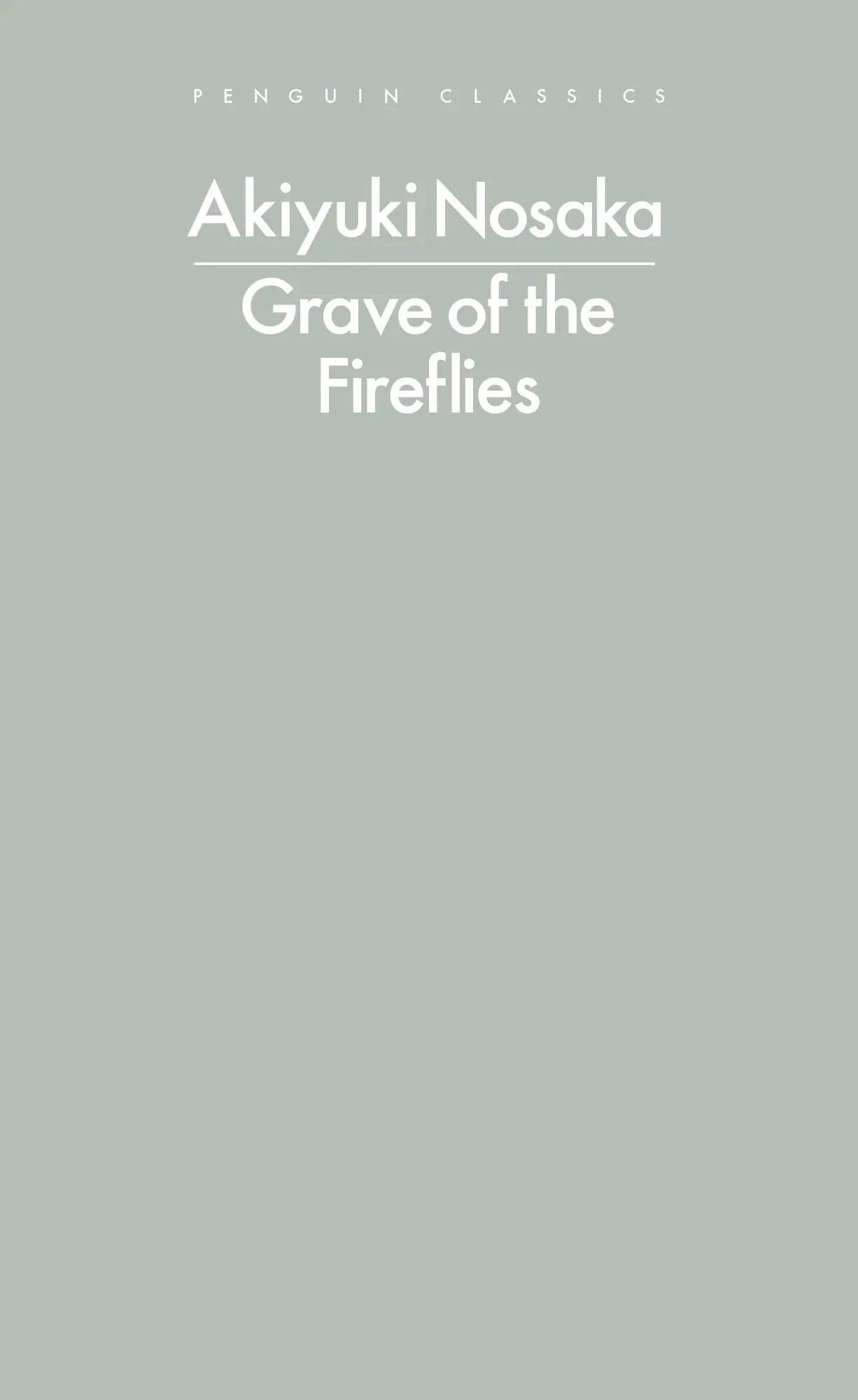 Cover: 9780241780213 | Grave of the Fireflies | Akiyuki Nosaka | Taschenbuch | 80 S. | 2025