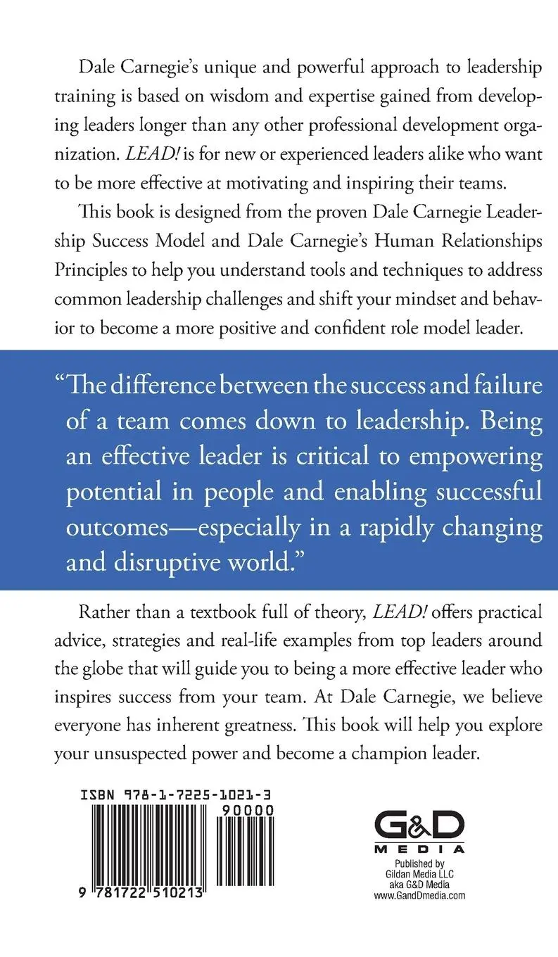 Rückseite: 9781722510213 | Lead! | How to Build a High-Performing Team | Associates | Buch | 2021