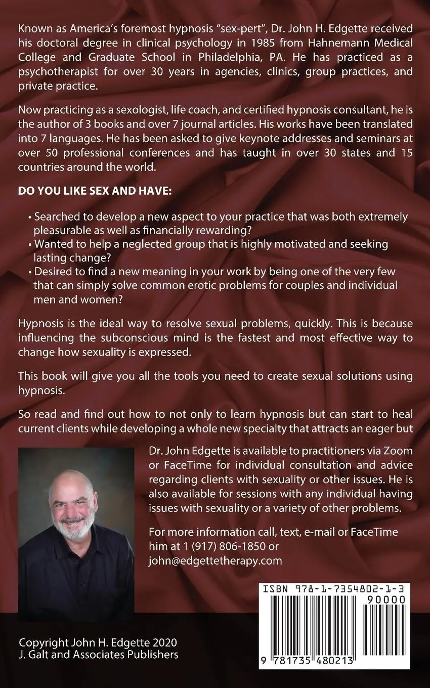 Rückseite: 9781735480213 | Hypnotic Erotic | John H Edgette | Taschenbuch | Englisch | 2020