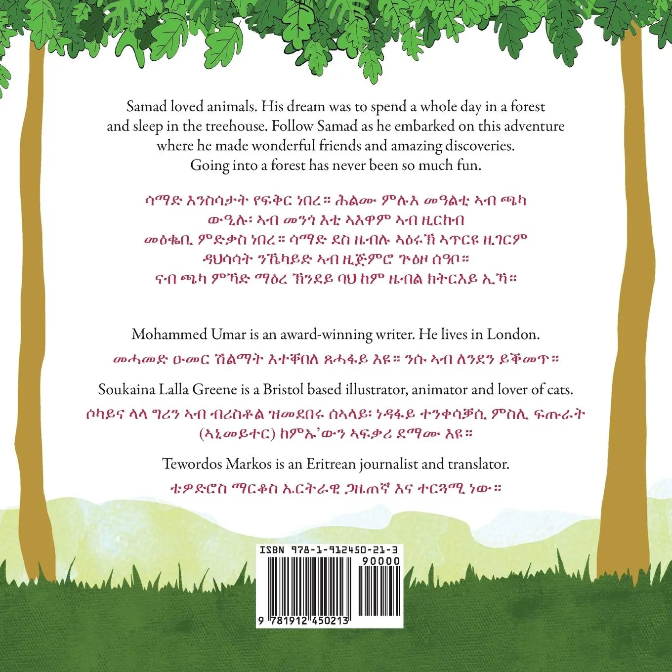 Rückseite: 9781912450213 | Samad in the Forest (English - Tigrinya Bilingual Edition) | Umar