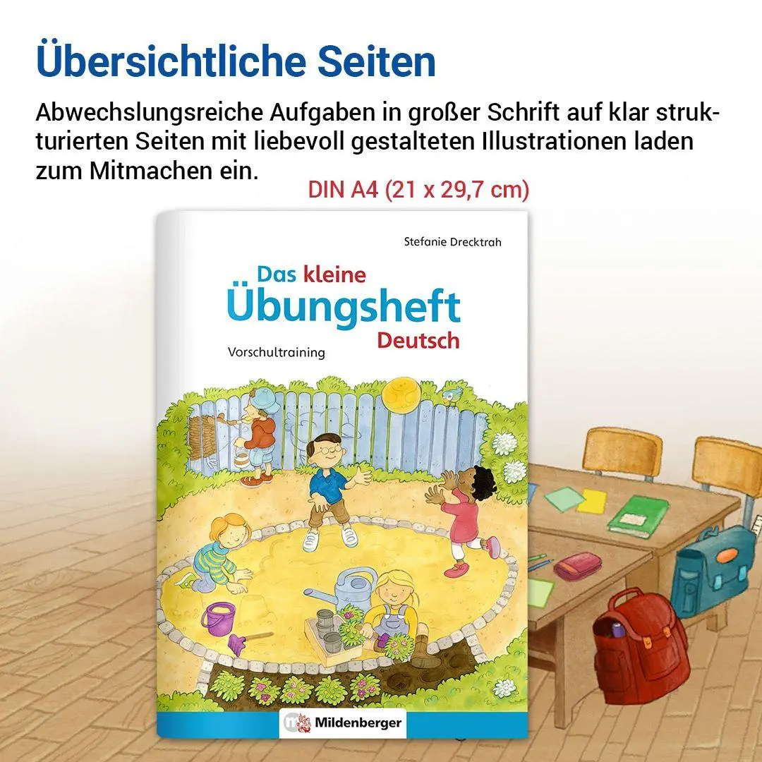 Bild: 9783619140213 | Das kleine Übungsheft Deutsch | Deutsch - Vorschultraining | Drecktrah
