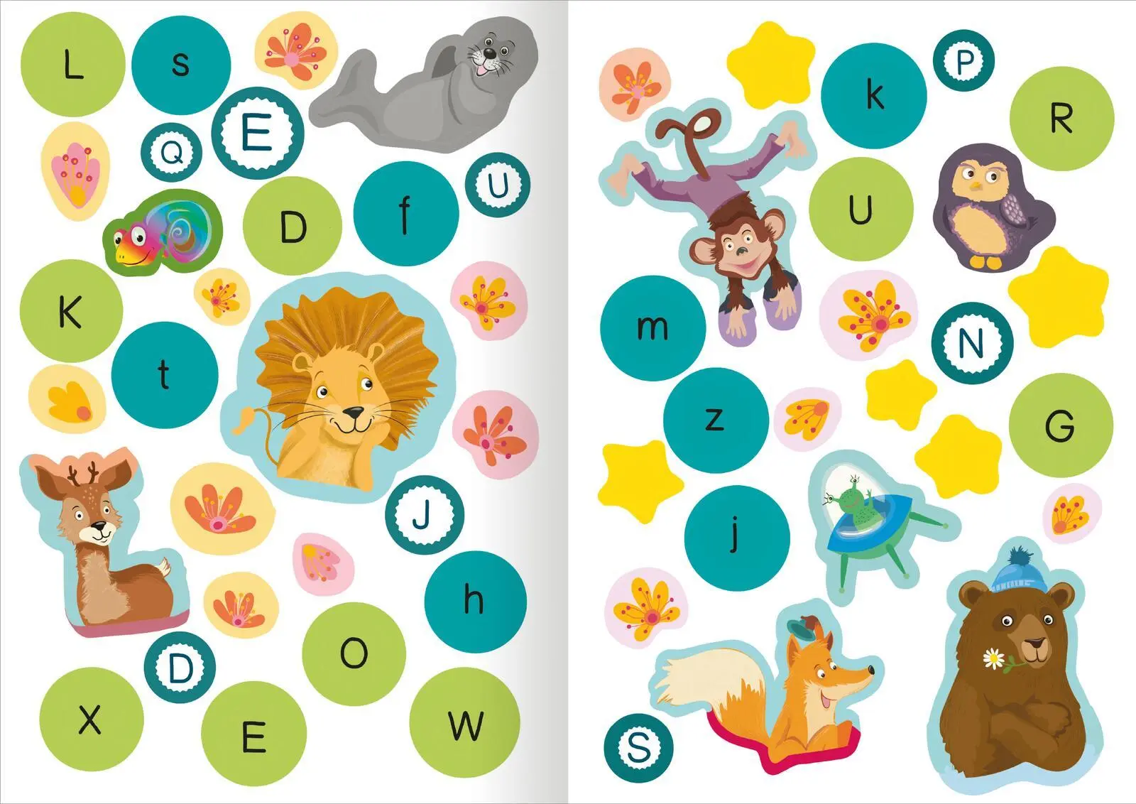 Bild: 9783845860213 | Schulstart-Sticker-Poster Buchstaben &amp; Zahlen | Katja Jäger | Buch