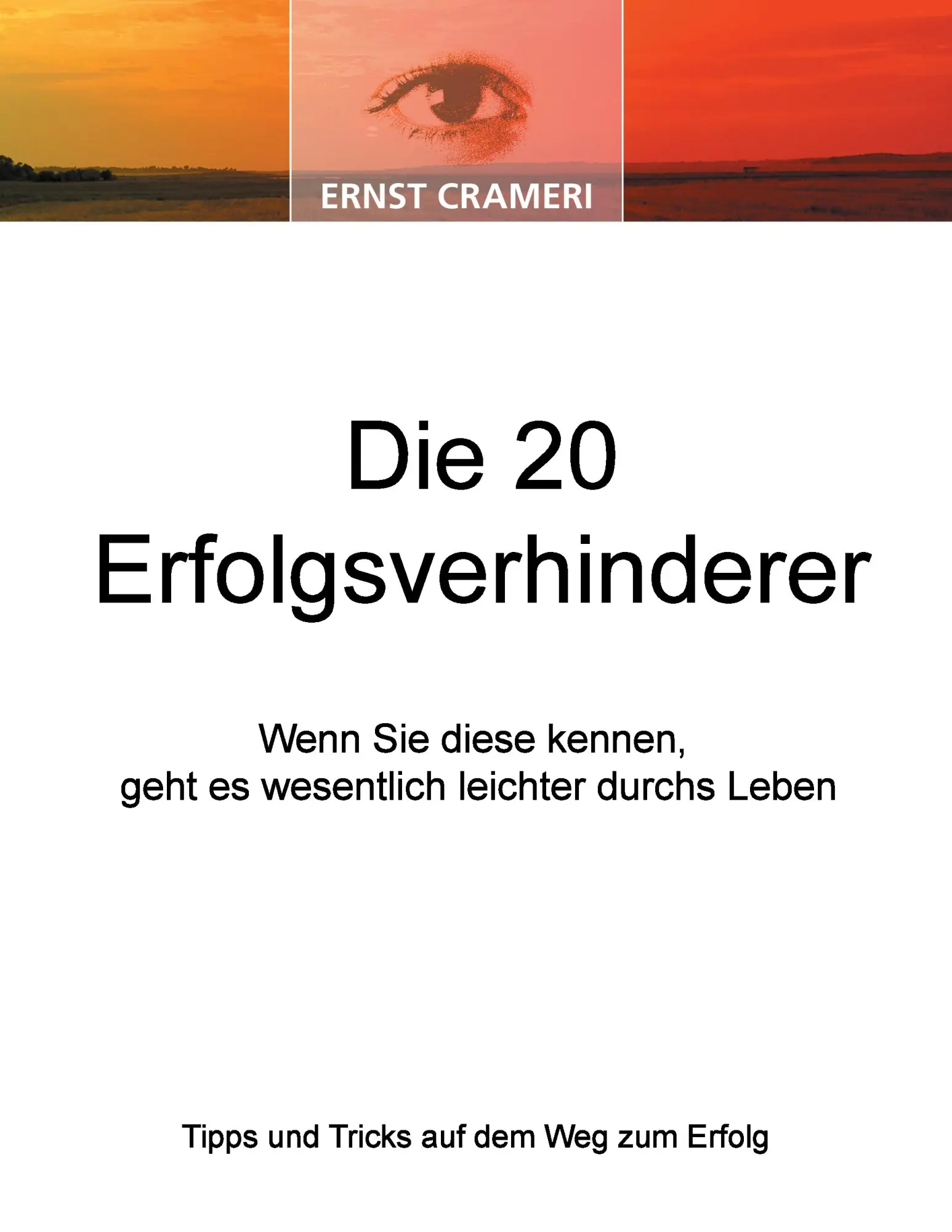 Cover: 9783866890213 | Die 20 Erfolgsverhinderer | Ernst Crameri | Taschenbuch | 204 S.