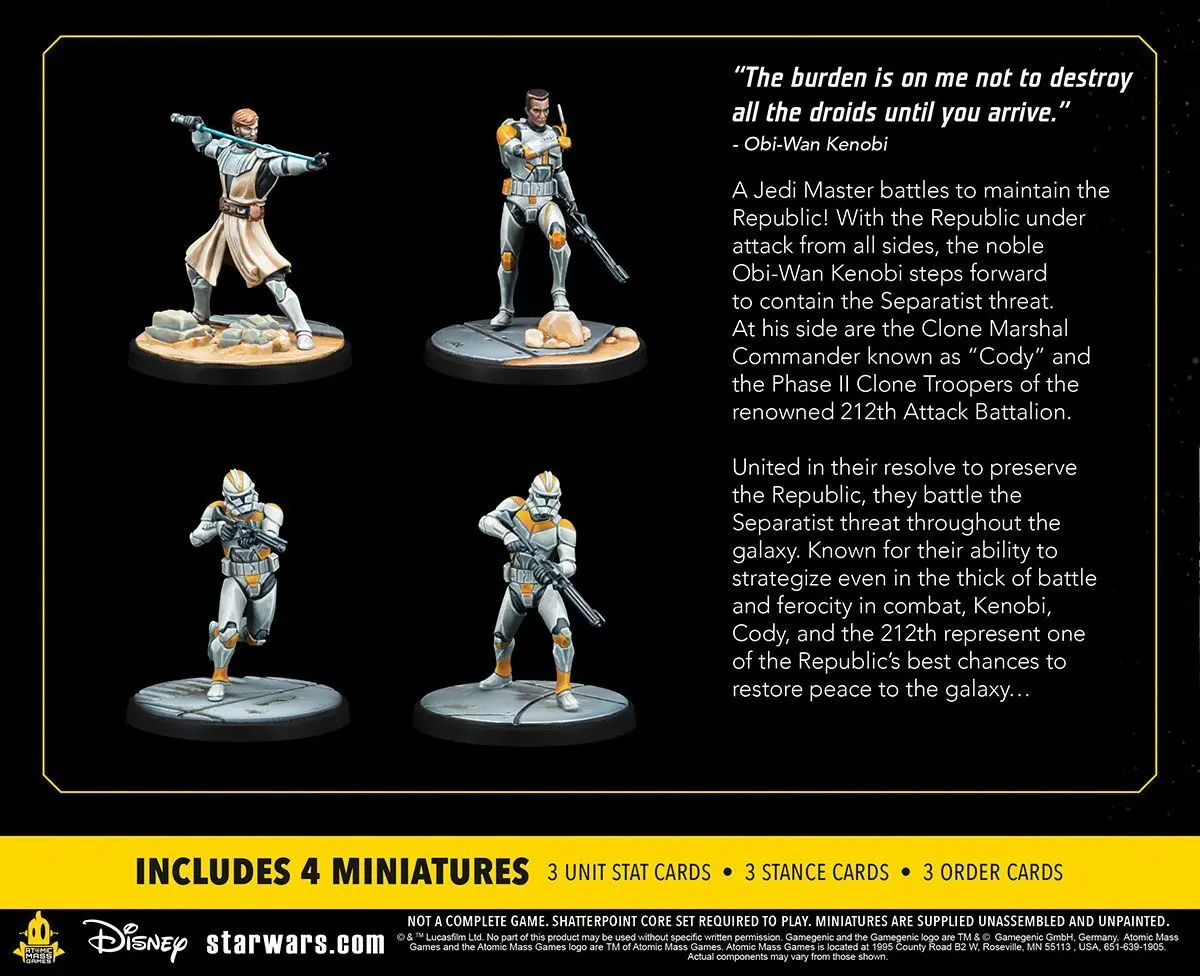Bild: 841333120313 | Star Wars: Shatterpoint - Hello there Squad Pack | Will Shick | Spiel