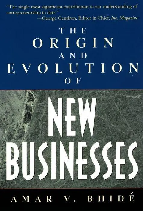 Cover: 9780195170313 | Bhide, A: The Origin and Evolution of New Businesses | Amar V. Bhide