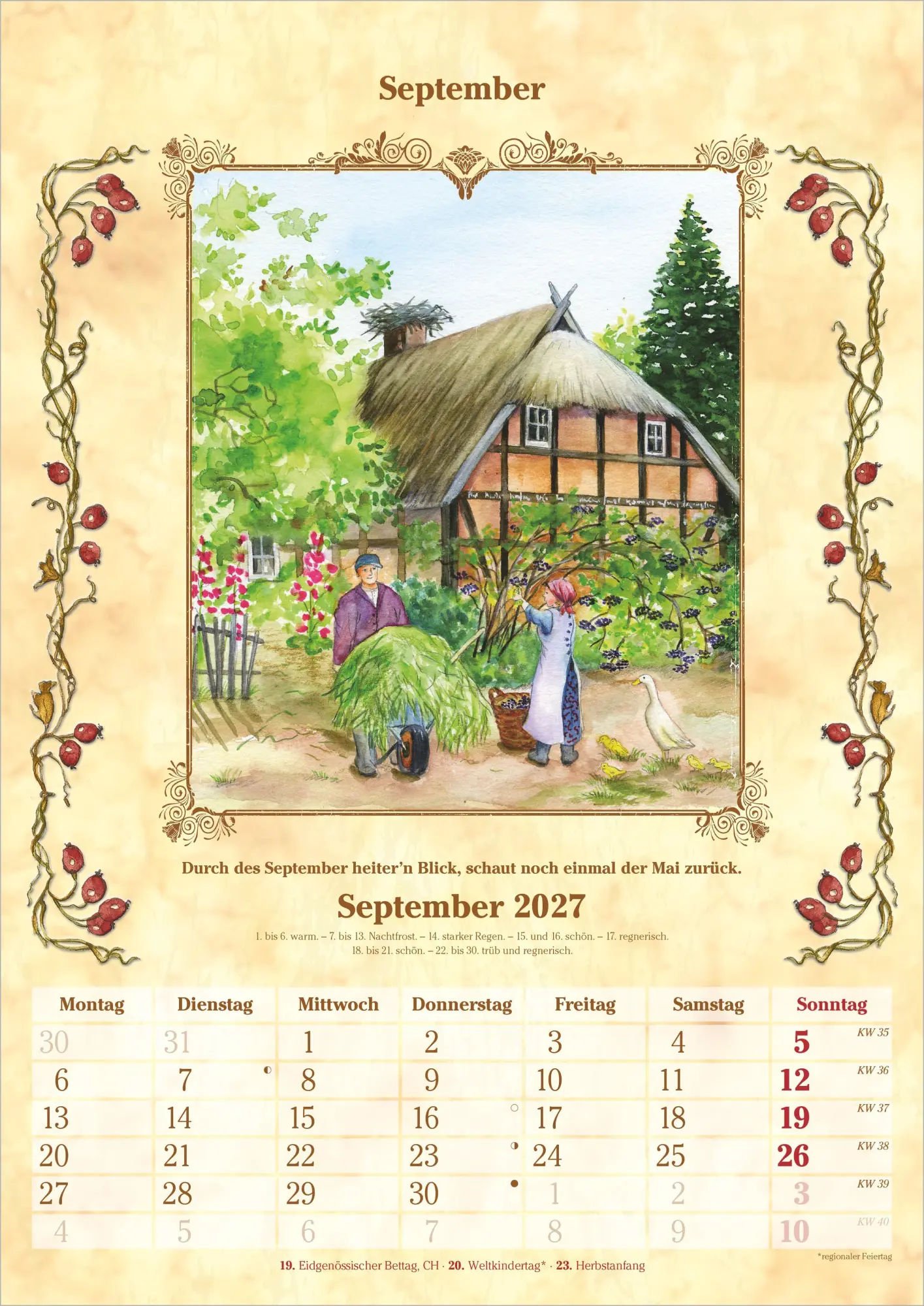 Bild: 4069095010413 | Bauernkalender 2027 | Neumann Verlage GmbH &amp; Co KG | Kalender | 14 S.