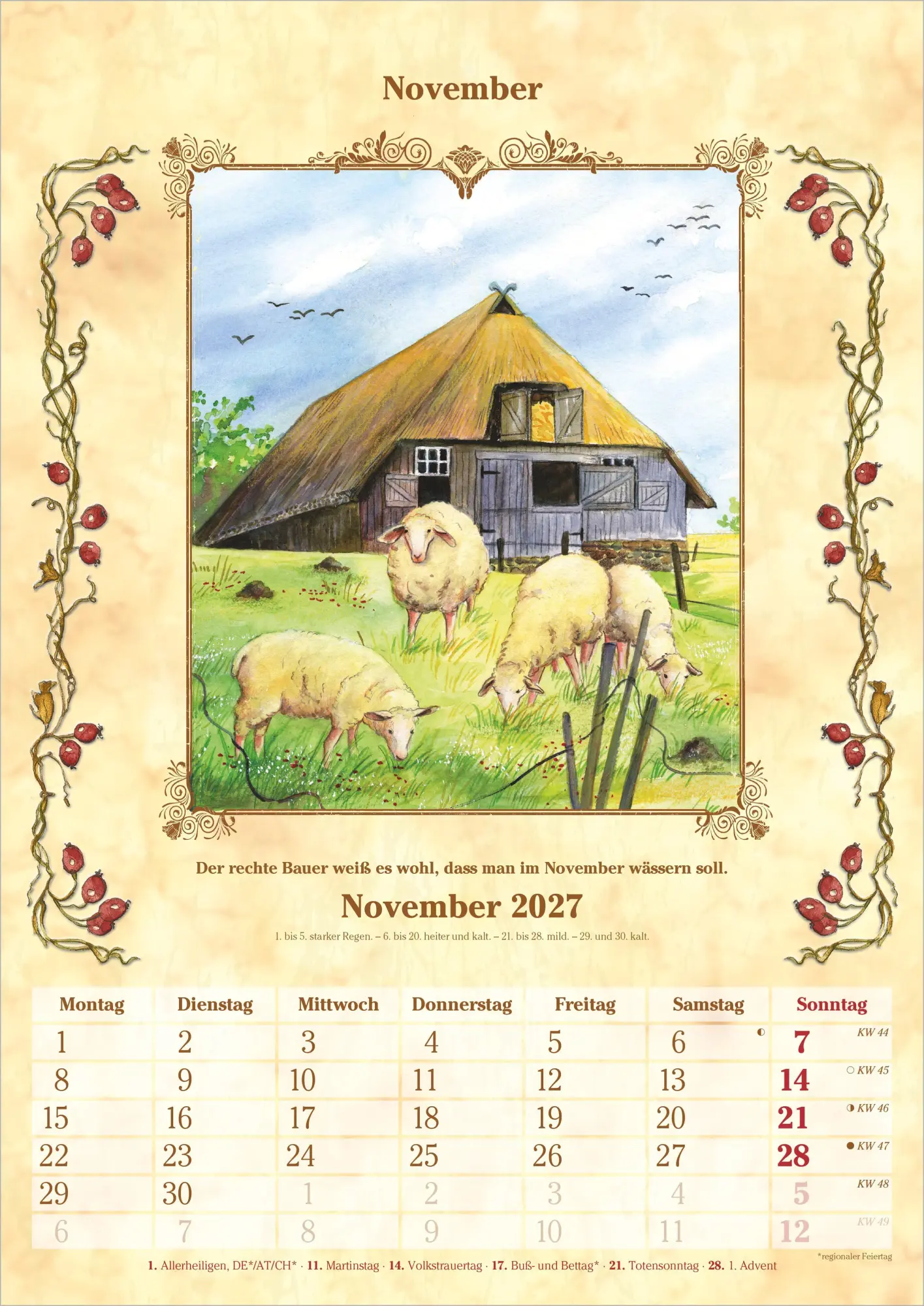 Bild: 4069095010413 | Bauernkalender 2027 | Neumann Verlage GmbH &amp; Co KG | Kalender | 14 S.
