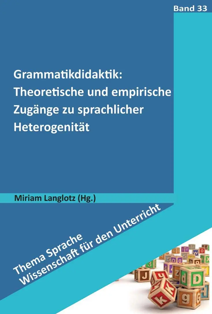 Cover: 9783834020413 | Grammatikdidaktik: Theoretische und empirische Zugänge zu...