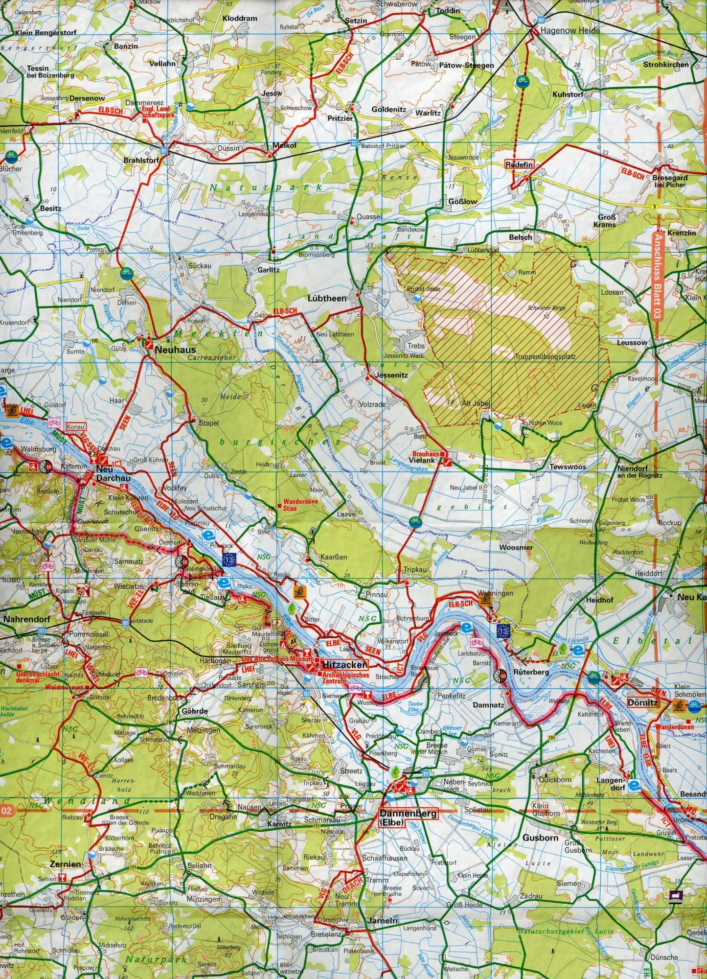 Bild: 9783969900413 | ADFC-Radtourenkarte 7 Lüneburger Heide /Hannover 1:150.000, reiß-...