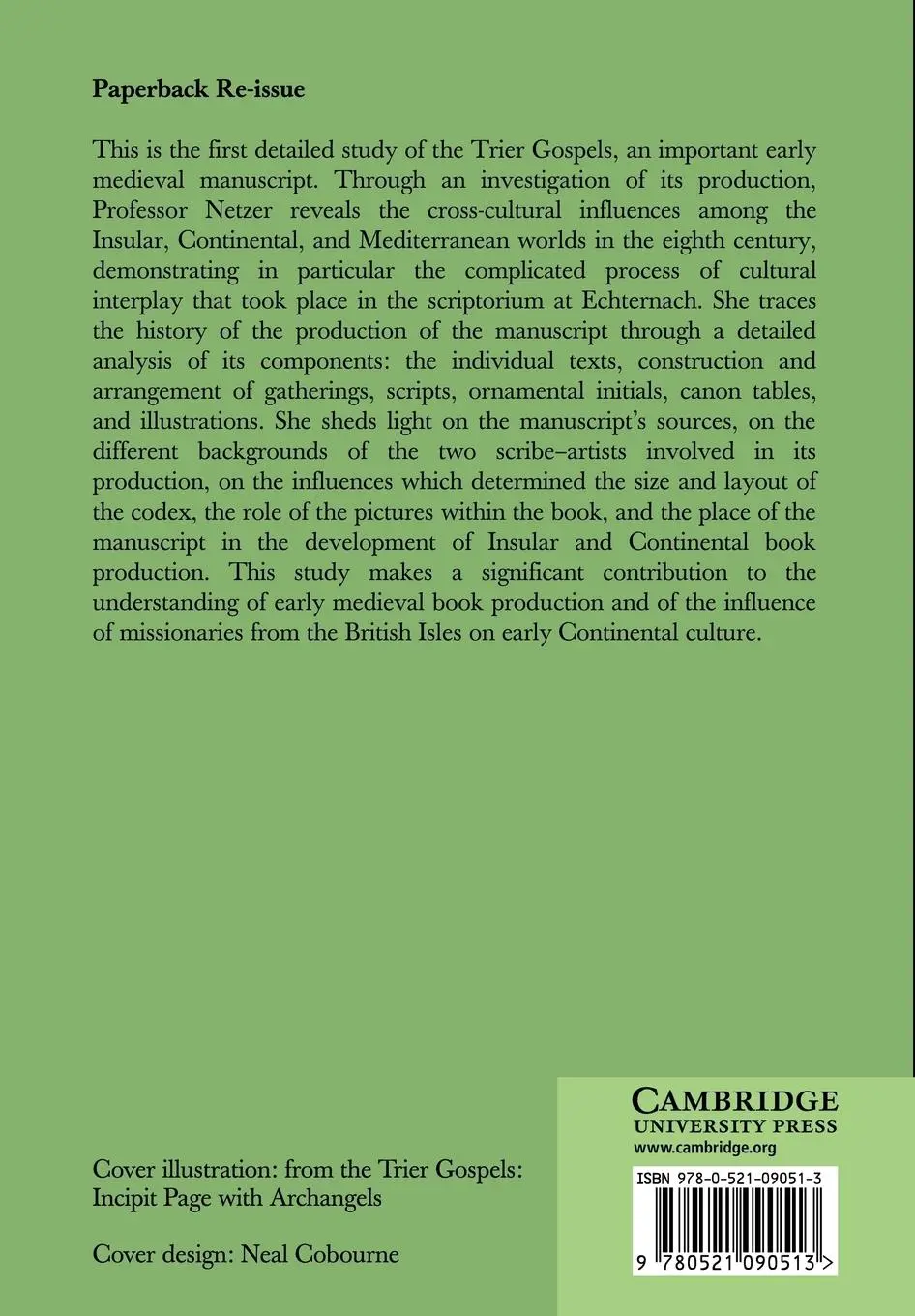 Rückseite: 9780521090513 | Cultural Interplay in the Eighth Century | Nancy Netzer | Taschenbuch