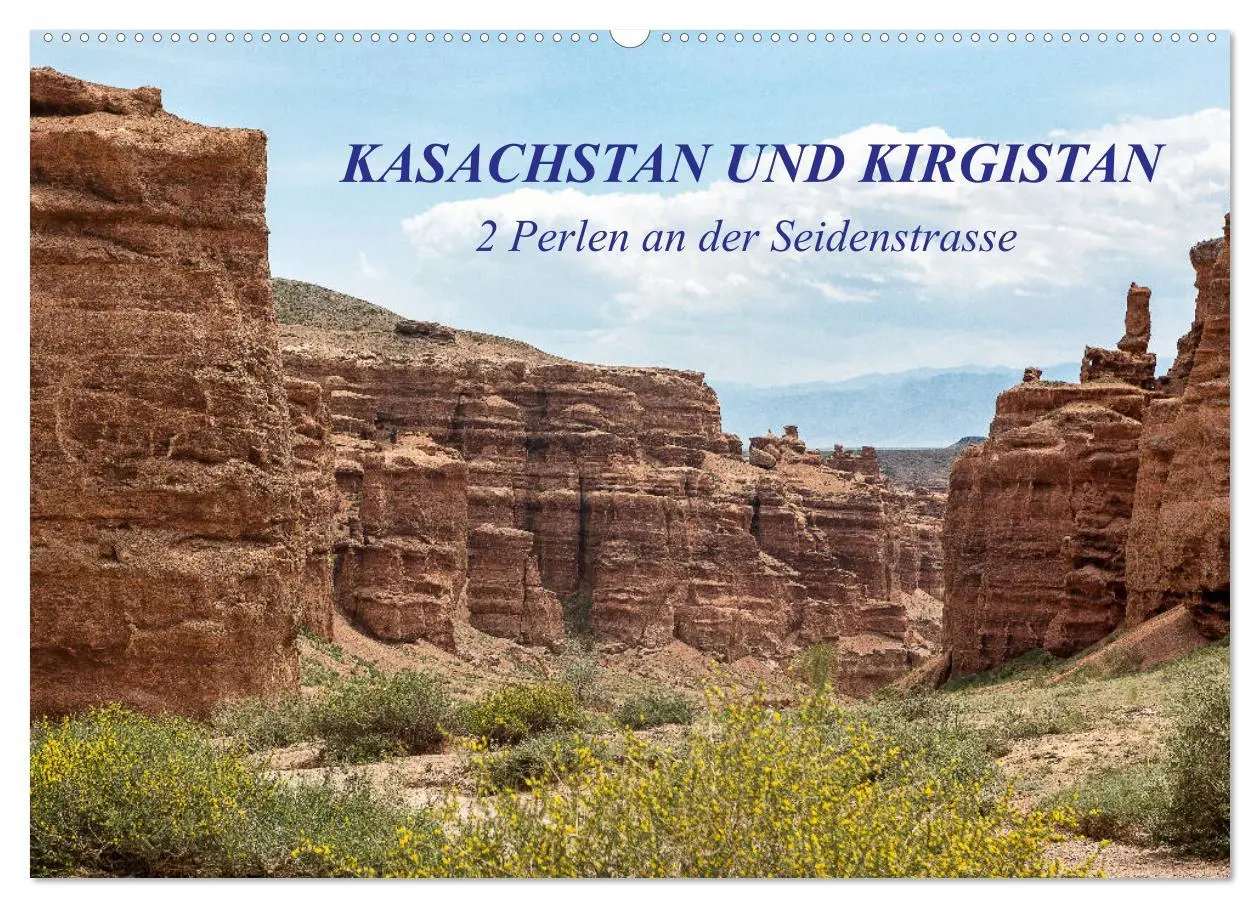 Cover: 9783457750513 | Kasachstan und Kirgistan (Wandkalender 2026 DIN A2 quer), CALVENDO...