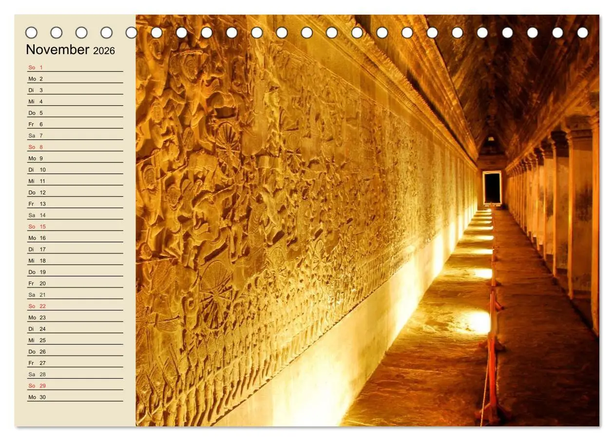 Bild: 9783457990513 | Kambodscha. Angkor Wat (Tischkalender 2026 DIN A5 quer), CALVENDO...