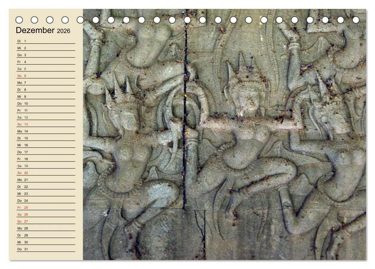 Bild: 9783457990513 | Kambodscha. Angkor Wat (Tischkalender 2026 DIN A5 quer), CALVENDO...