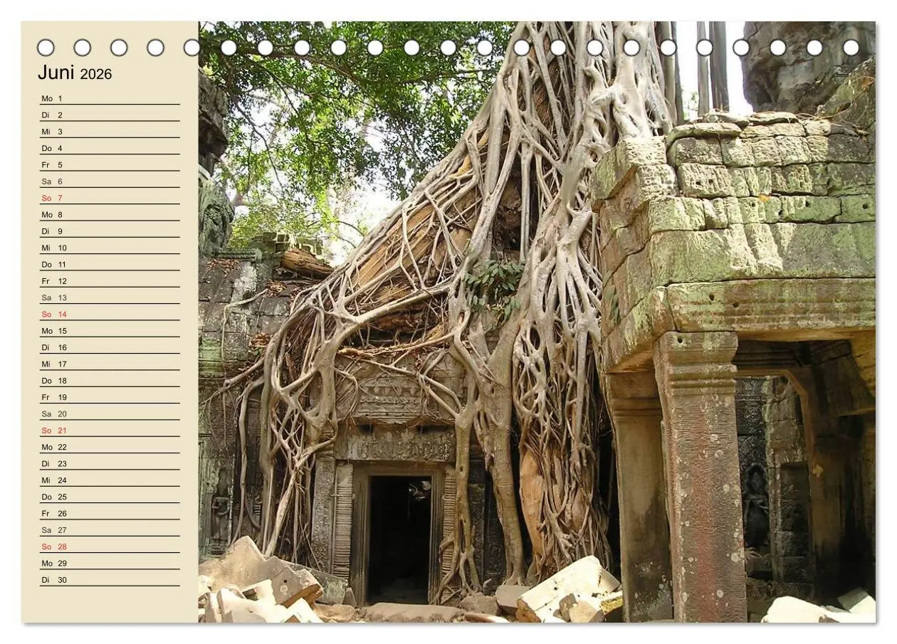 Bild: 9783457990513 | Kambodscha. Angkor Wat (Tischkalender 2026 DIN A5 quer), CALVENDO...