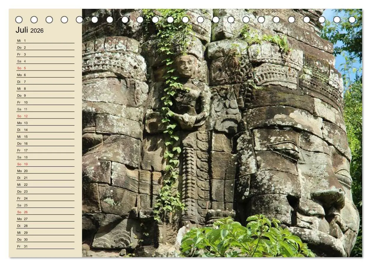 Bild: 9783457990513 | Kambodscha. Angkor Wat (Tischkalender 2026 DIN A5 quer), CALVENDO...