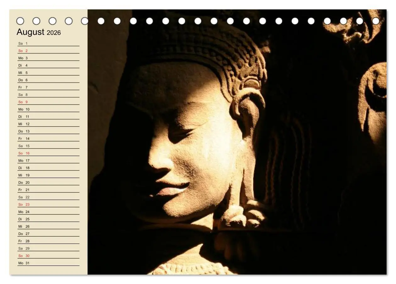 Bild: 9783457990513 | Kambodscha. Angkor Wat (Tischkalender 2026 DIN A5 quer), CALVENDO...
