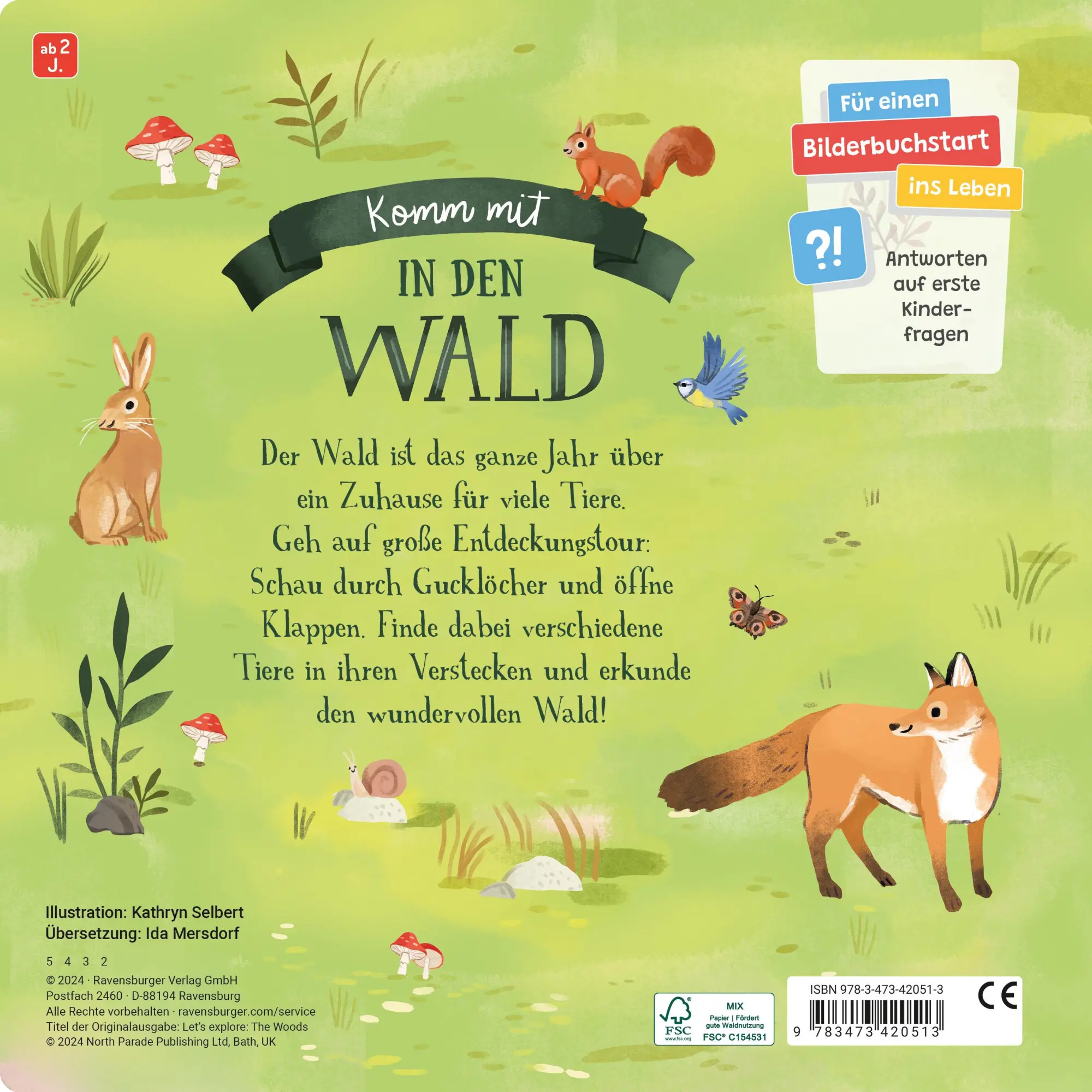 Rückseite: 9783473420513 | Auf Entdeckungstour: Im Wald | Laura Garnerburt | Buch | 12 S. | 2024