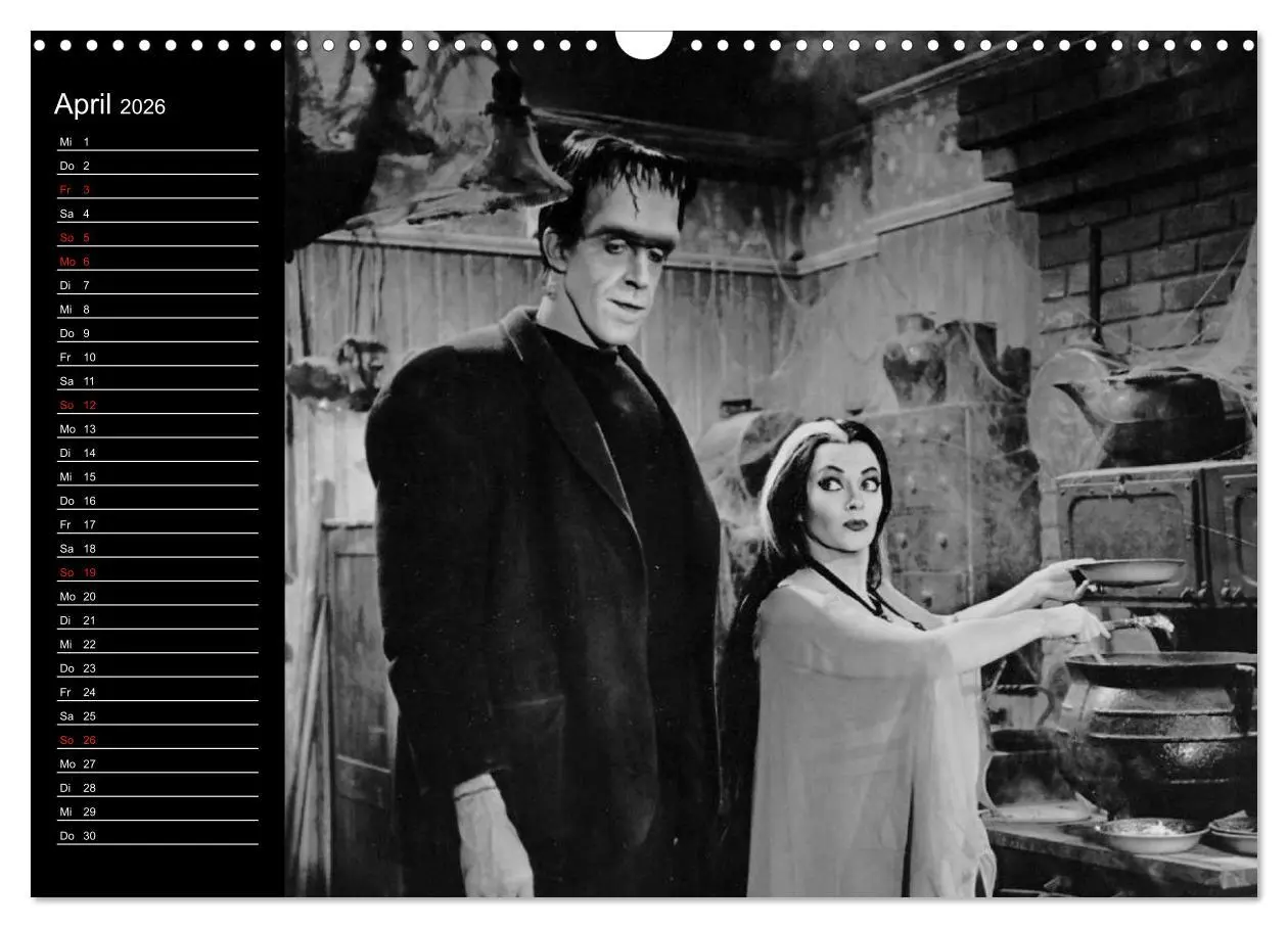 Bild: 9783516080513 | Kultfilme - schwarz-weiße Klassiker (Wandkalender 2026 DIN A3...