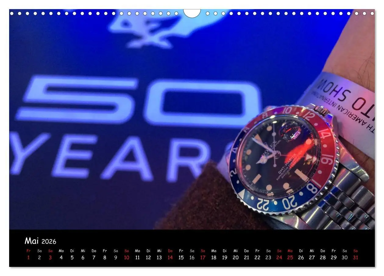 Bild: 9783516220513 | Watch Wristshots Worldwide (Wandkalender 2026 DIN A3 quer),...