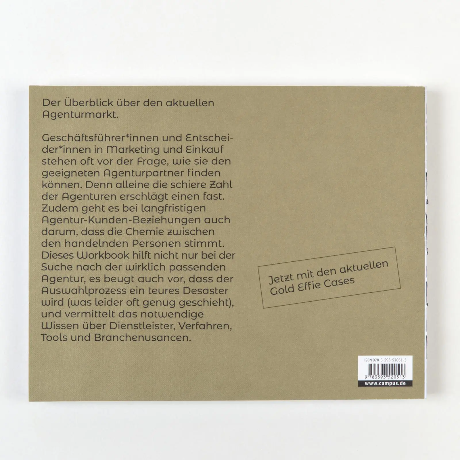 Rückseite: 9783593520513 | Deutschlands führende Agenturen | Gwa | Taschenbuch | 228 S. | Deutsch