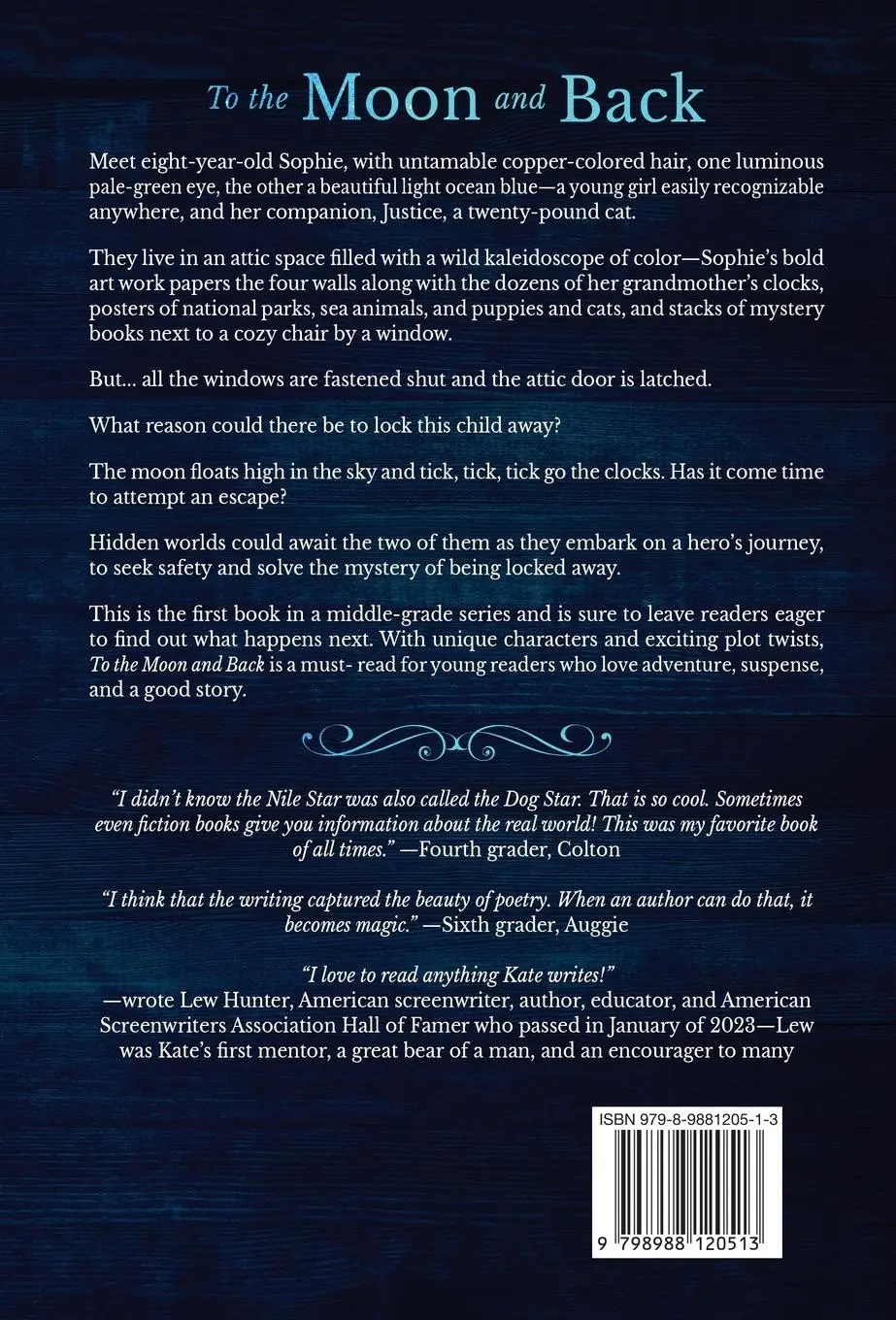 Rückseite: 9798988120513 | To the Moon and Back | Kate Holmgren | Buch | Englisch | 2023