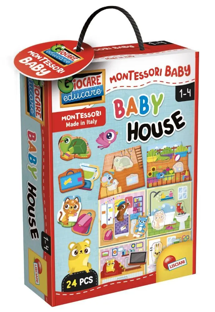 Cover: 8008324100613 | MONTESSORI BABY Haus | Spiel | Kartonschachtel | 100613 | Deutsch