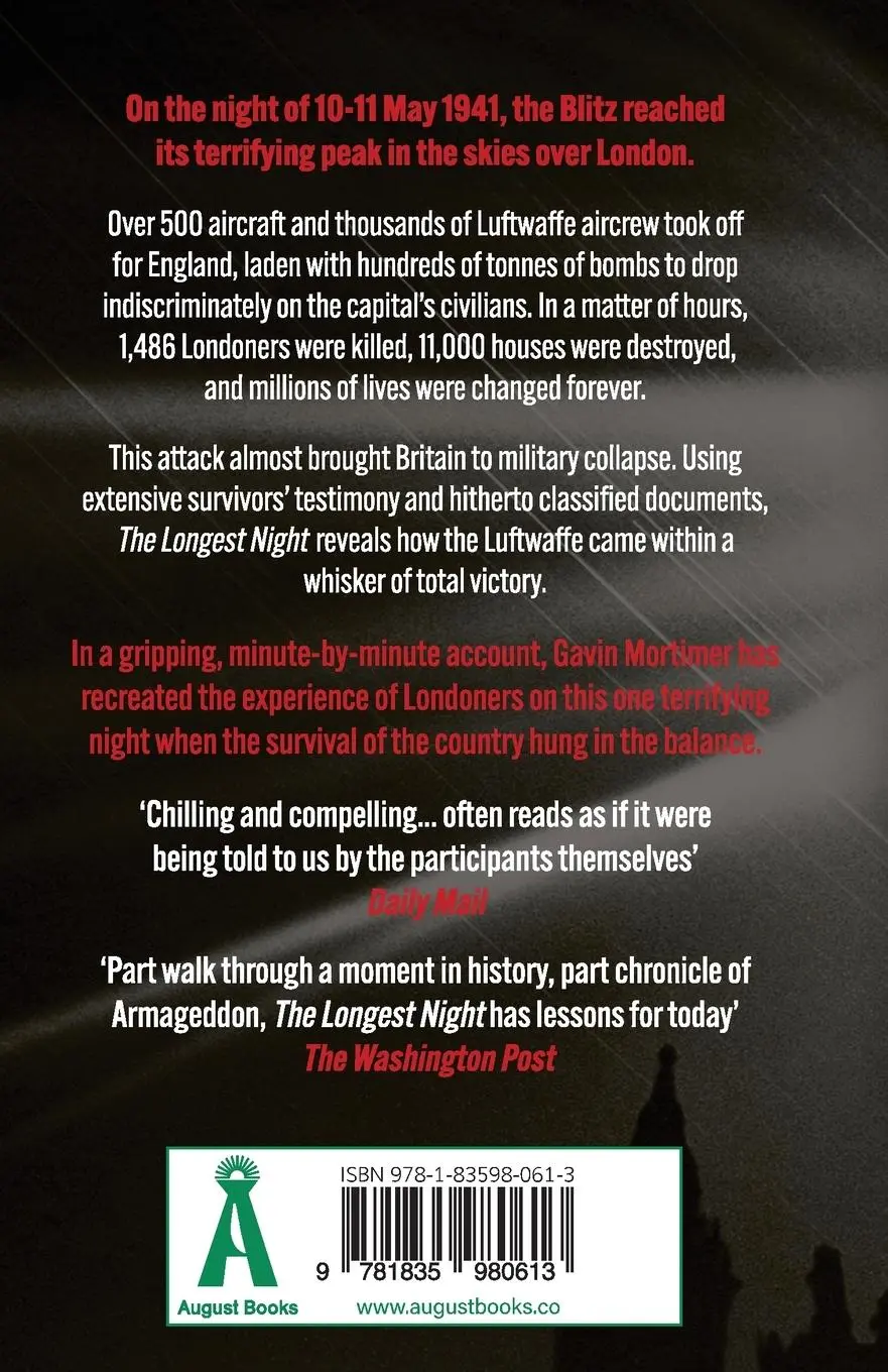 Rückseite: 9781835980613 | The Longest Night | Voices from the London Blitz 10-11 May 1941 | Buch
