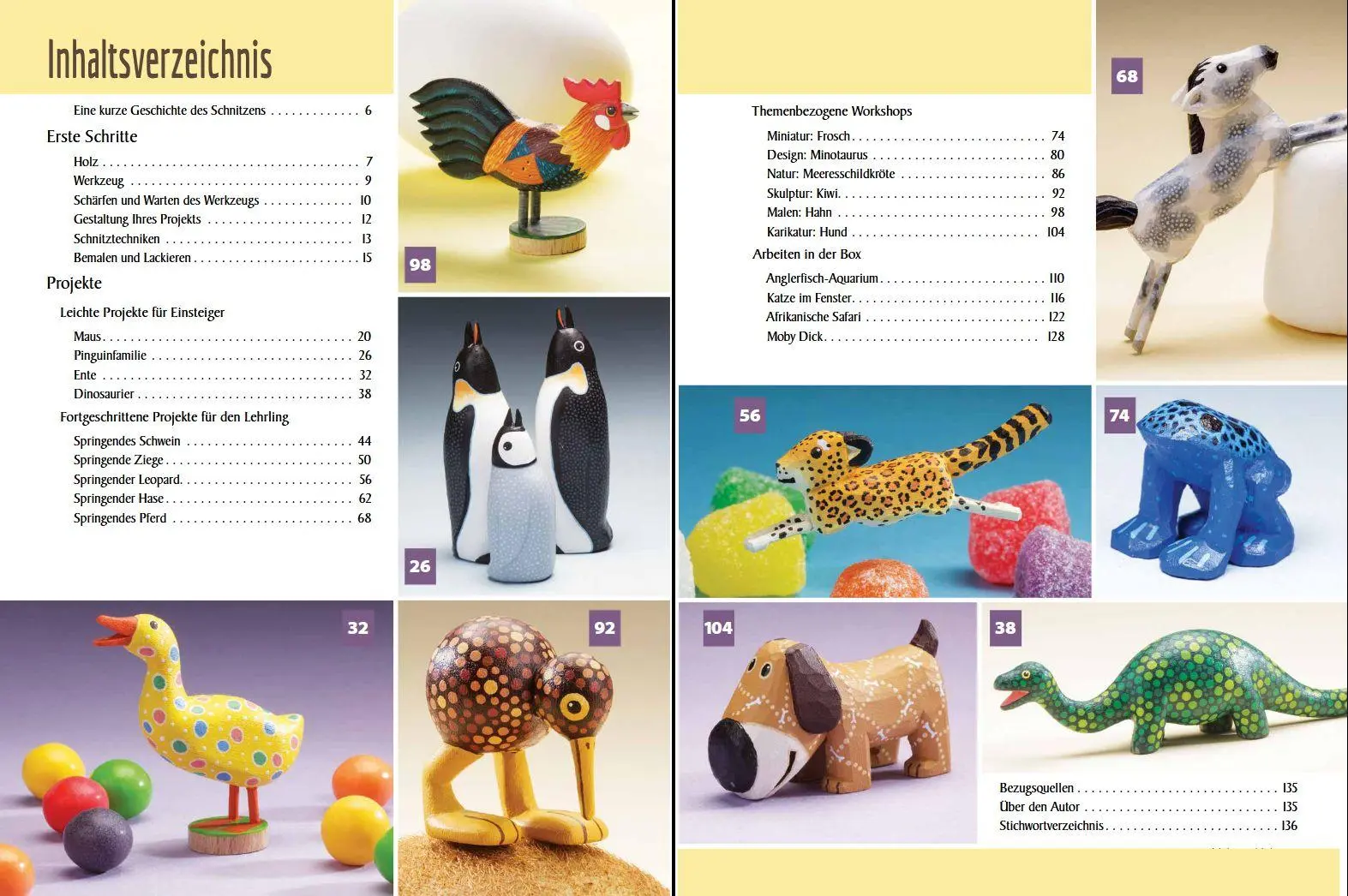 Bild: 9783702020613 | Kleine Tiere schnell schnitzen | Restholz kreativ verwenden | Tomashek