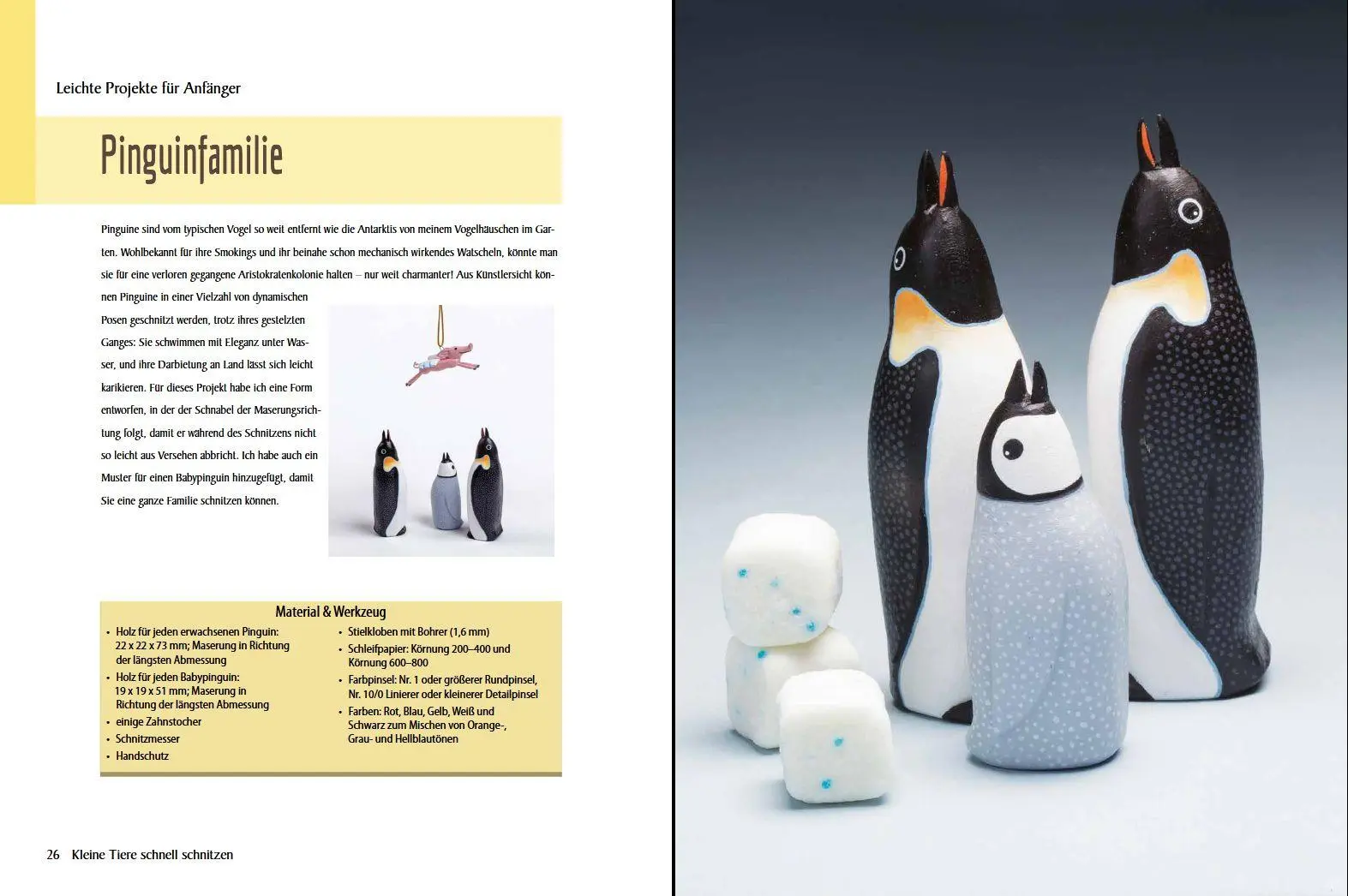 Bild: 9783702020613 | Kleine Tiere schnell schnitzen | Restholz kreativ verwenden | Tomashek