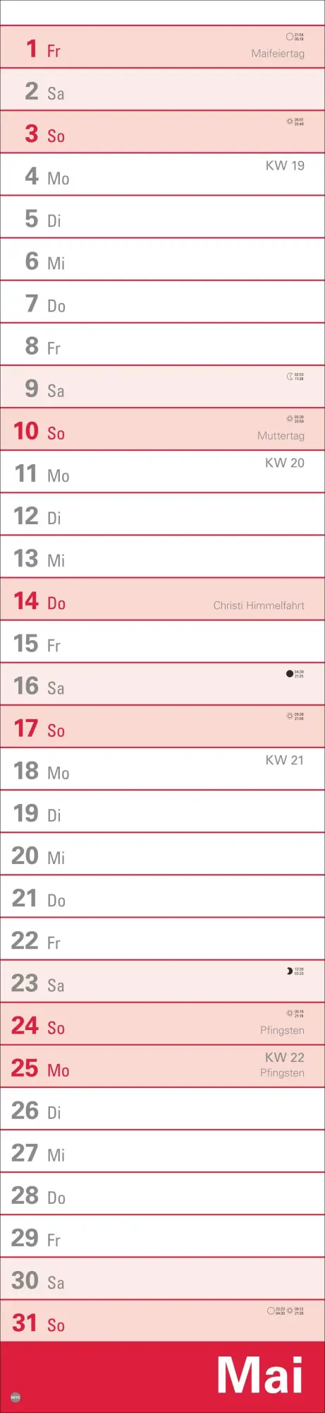 Bild: 9783756410613 | Langplaner XL 2026 | Heye | Kalender | Bürokalender Heye | 13 S.
