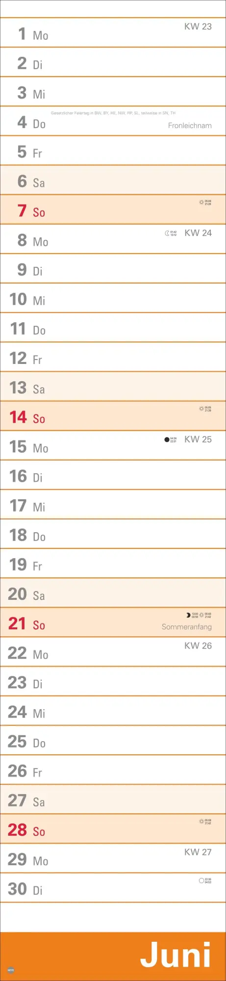 Bild: 9783756410613 | Langplaner XL 2026 | Heye | Kalender | Bürokalender Heye | 13 S.