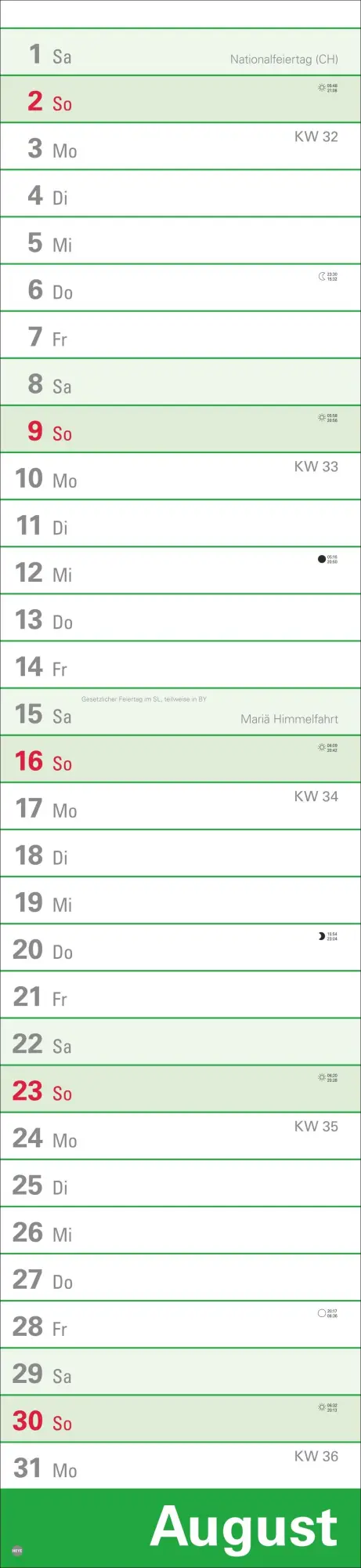 Bild: 9783756410613 | Langplaner XL 2026 | Heye | Kalender | Bürokalender Heye | 13 S.