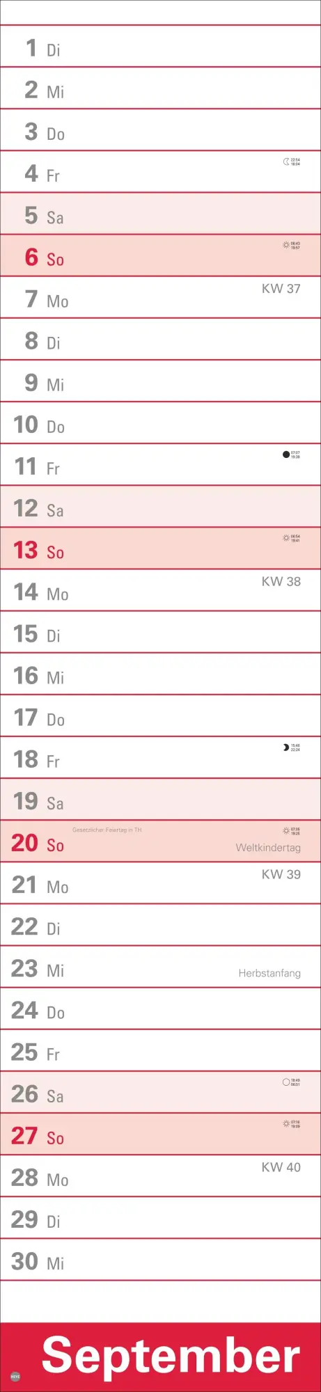 Bild: 9783756410613 | Langplaner XL 2026 | Heye | Kalender | Bürokalender Heye | 13 S.
