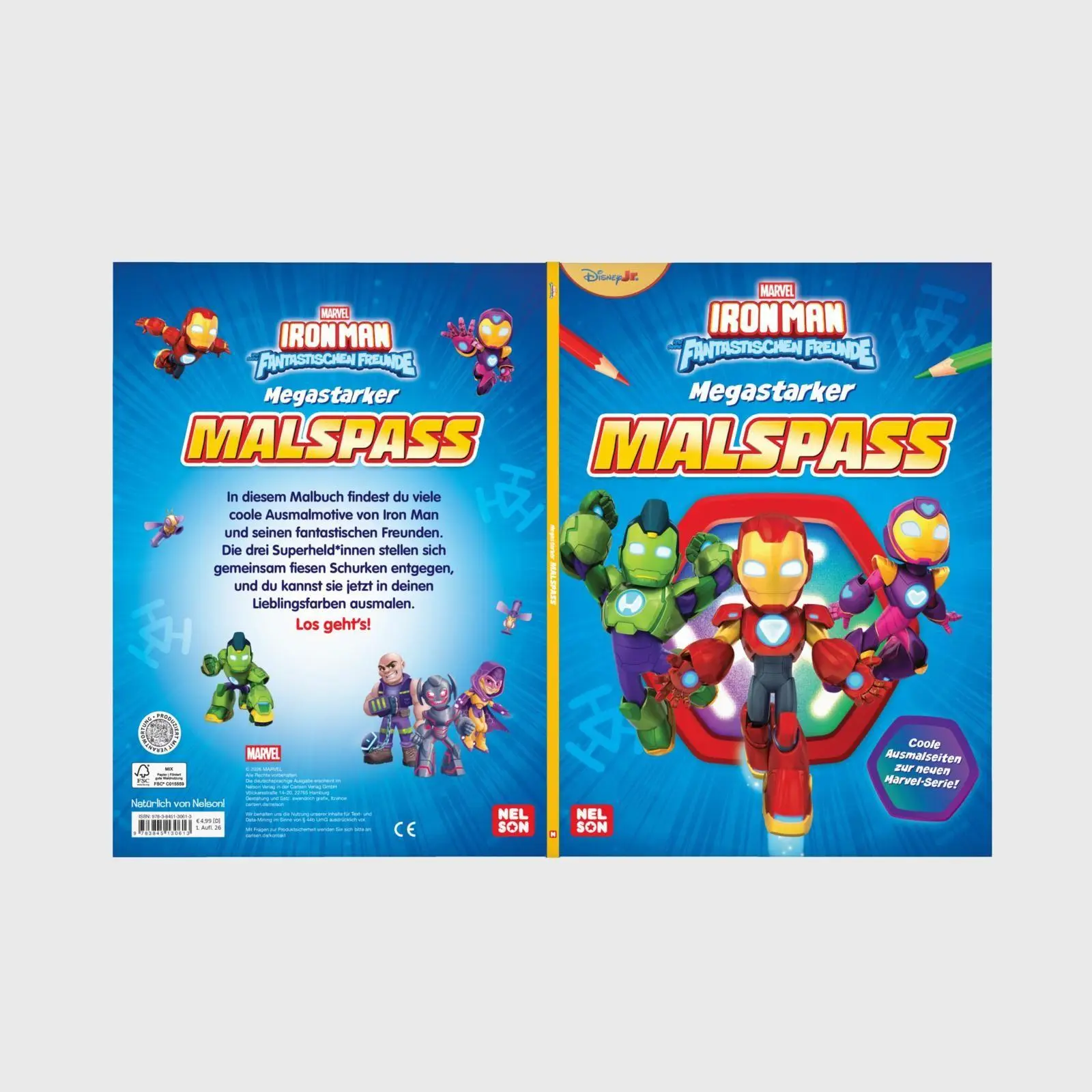 Bild: 9783845130613 | MARVEL: Iron Man und seine fantastischen Freunde: Megastarker Malspaß