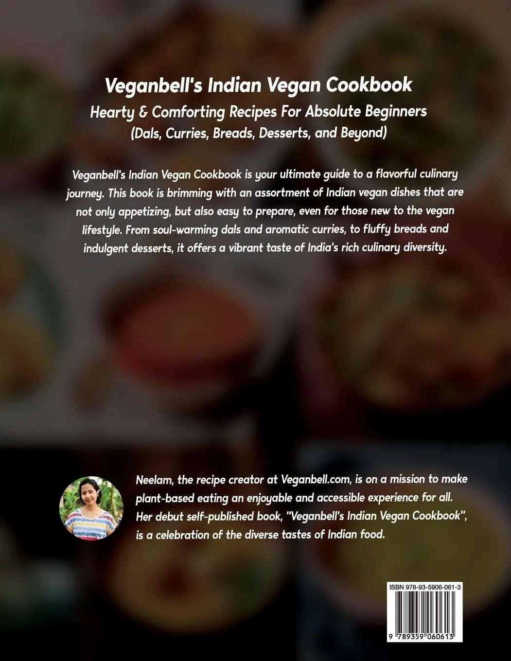 Rückseite: 9789359060613 | Veganbell's Indian Vegan Cookbook - Hearty and Comforting Recipes...